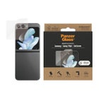 PanzerGlass Galaxy Z Flip5 5G -panssarilasi ilmoitusn&auml;yt&ouml;lle, Kirkas antibakteerinen