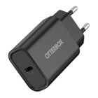 Otterbox Wall Charger 30W USB-C PD Fast Charge, Musta