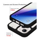 Armor-X iPhone 15 Ultra Compact -suojakuori, Musta