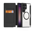 Dux Ducis Skin-X Pro Galaxy S24 Ultra 5G -lompakkokotelo, Musta