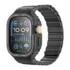 Dux Ducis OA Series Apple Watch 49 mm -suojakuori rannekkeella, Musta
