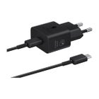 Samsung 25W USB-C sein&auml;laturi ja kaapeli, Musta