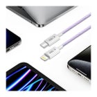 Tech-Protect Ultraboost Lite PD27W/3A Lightning -kaapeli, 200cm violetti