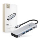 Tech-Protect HB01 HUB 5-in-1 telakka, Harmaa