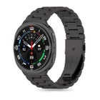 Tech-Protect Stainless Galaxy Watch8 -ranneke, Musta