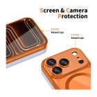 Tech-Protect MagSafe MagFlex iPhone 17 Pro -suojakuori, Shiny Cosmic Orange