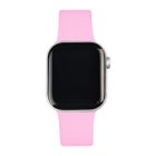 iDeal of Sweden Apple Watch 42 / 44 / 45 / 46 / 49 mm Silicone Band -ranneke, Koko S-M, bubblegum pink