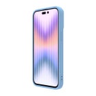 Nillkin iPhone 15 Pro Max CamShield Silky Silicone -suojakuori, Vaaleansininen