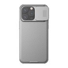 Nillkin iPhone 15 Pro Max CamShield Pro Case -suojakuori, Titaaninharmaa