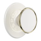 PopSockets Round Enamel -pidike, magneettikiinnitys, Coconut Creme Luxe