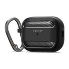 Spigen Rugged Armor AirPods Pro / Pro 2 suojakuori latauskotelolle, Musta