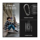 Spigen Rugged Armor AirPods Pro / Pro 2 suojakuori latauskotelolle, Musta