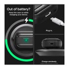 Spigen Rugged Armor AirPods Pro / Pro 2 suojakuori latauskotelolle, Musta
