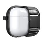 Spigen Rugged Armor AirPods Pro / Pro 2 suojakuori latauskotelolle, Musta