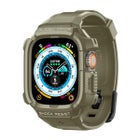 Spigen Rugged Armor Pro Galaxy Watch5 Pro 45 mm suojakuori rannekkeella, Vintage Khaki