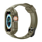 Spigen Rugged Armor Pro Galaxy Watch5 Pro 45 mm suojakuori rannekkeella, Vintage Khaki
