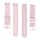 Yleissopiva silikoniranneke (20 mm), Vaaleanpunainen