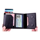 Apple AirTag -korttikotelo, Ekonahkaa, tummanruskea