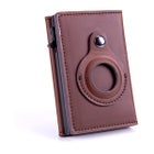 Apple AirTag -korttikotelo, Ekonahkaa, tummanruskea