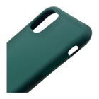 iPhone 11 silikonimainen suojakuori kaulahihnalla, Tummanvihre&auml;