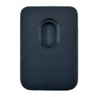 Magneettinen MagSafe korttikotelo, Ekonahkaa, tummanvihre&auml;