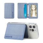 Korttikotelo RFID-suojauksella, Teippikiinnitys, sininen