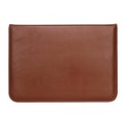 Suojatasku Apple MacBook 13/14.2" -kannettavalle, Ekonahkaa, ruskea