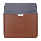Suojatasku Apple MacBook 13/14.2" -kannettavalle, Ekonahkaa, ruskea