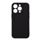iPhone 15 Pro silikonimainen TPU-kuori, Musta