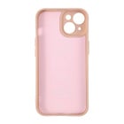 iPhone 15 silikonimainen TPU-kuori, Vaaleanpunainen