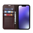 iPhone 15 Plus Lompakkokotelo, Nahkaa eri v&auml;reiss&auml;