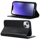 iPhone 15 Plus Lompakkokotelo, Nahkaa eri v&auml;reiss&auml;