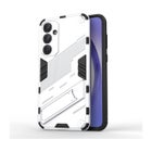 Galaxy A35 5G suojakuori jalalla, Valkoinen