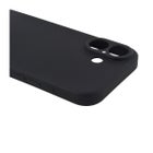 iPhone 16 silikonimainen TPU-kuori, Musta