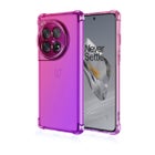 OnePlus 12R 5G Gradient Bumper TPU -suojakuori, Pinkki/violetti