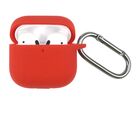 AirPods 4 Huippuohut silikoninen suojakuori kotelolle, Punainen