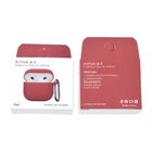 AirPods 4 Huippuohut silikoninen suojakuori kotelolle, Punainen