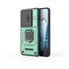 OnePlus 13 5G kuoret kamerasuojalla ja otesormuksella, Vihre&auml;