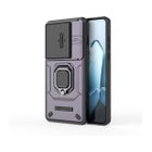 OnePlus 13 5G kuoret kamerasuojalla ja otesormuksella, Violetti