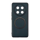 Honor Magic7 Lite 5G pintakuvioitu MagSafe-suojakuori, Ekonahkaa, sinivihre&auml;