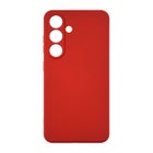 Galaxy S25 5G silikonimainen TPU-kuori, Punainen