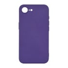 iPhone 17e / 16e silikonimainen TPU-kuori, Tummanvioletti