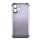 iPhone 16 Glitter Bumper TPU-suojakuori, Hopea