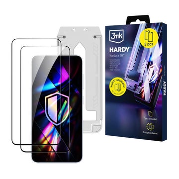 3MK Galaxy A57 / S25 FE 5G, Hardy Hardura -panssarilasi asennusapurilla, kirkas