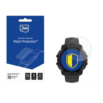 3MK Polar Street X Watch Protection -panssarilasi, Kirkas (3-pack)