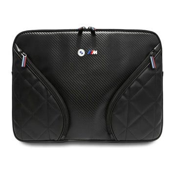 BMW Carbon Metal Logo 16" -kannettavan suojatasku, Musta