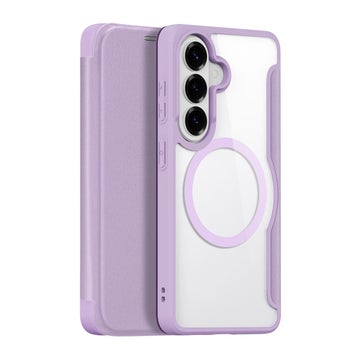Dux Ducis Skin-X Pro Galaxy S26 5G -lompakkokotelo, Violetti