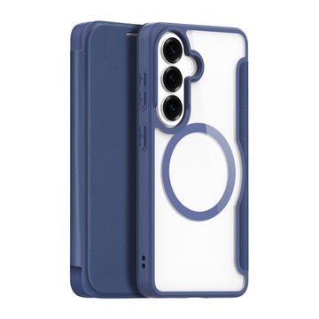 Dux Ducis Skin-X Pro Galaxy S26 Plus 5G -lompakkokotelo, Sininen
