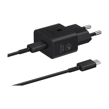 Samsung 25W USB-C sein&auml;laturi ja kaapeli, Musta