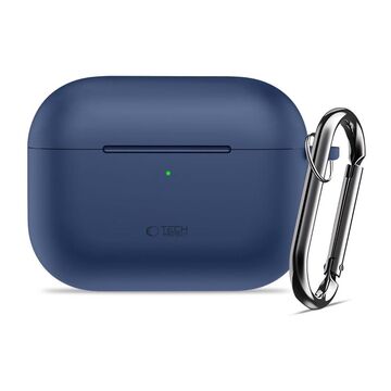Tech-Protect Silicone Hook AirPods Pro 3 -suojakotelo, Tummansininen